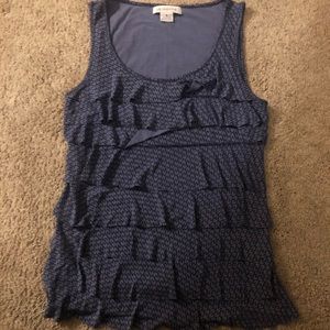 Liz Claiborne Blue Tank Top Small